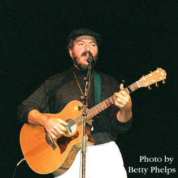 Photo: Nick performing at Suwannee Springfest, photo by Betty Phelps