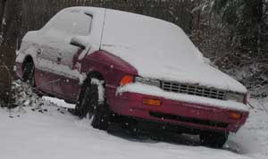 Photo: Car, stuck.